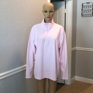 New gap pink half zip women’s jacket size XX large